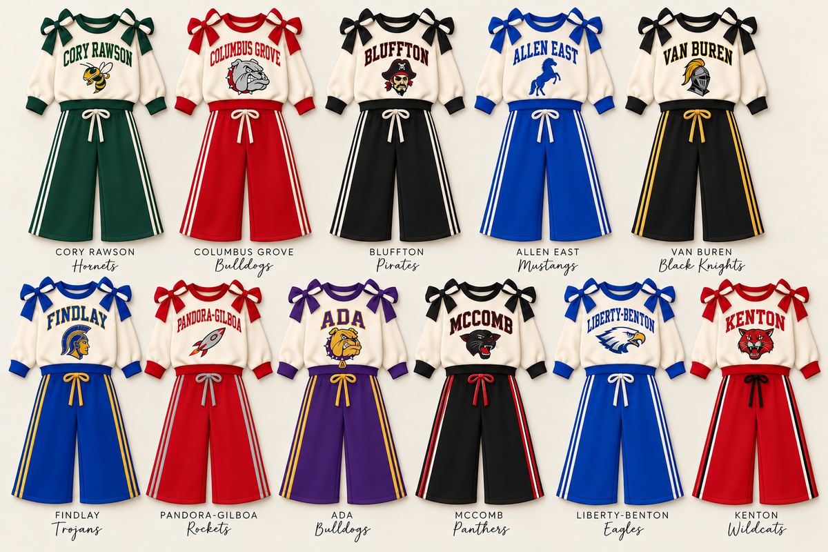 Pre-Order for week of 10/23  • Bow Outfit • Adult & Youth