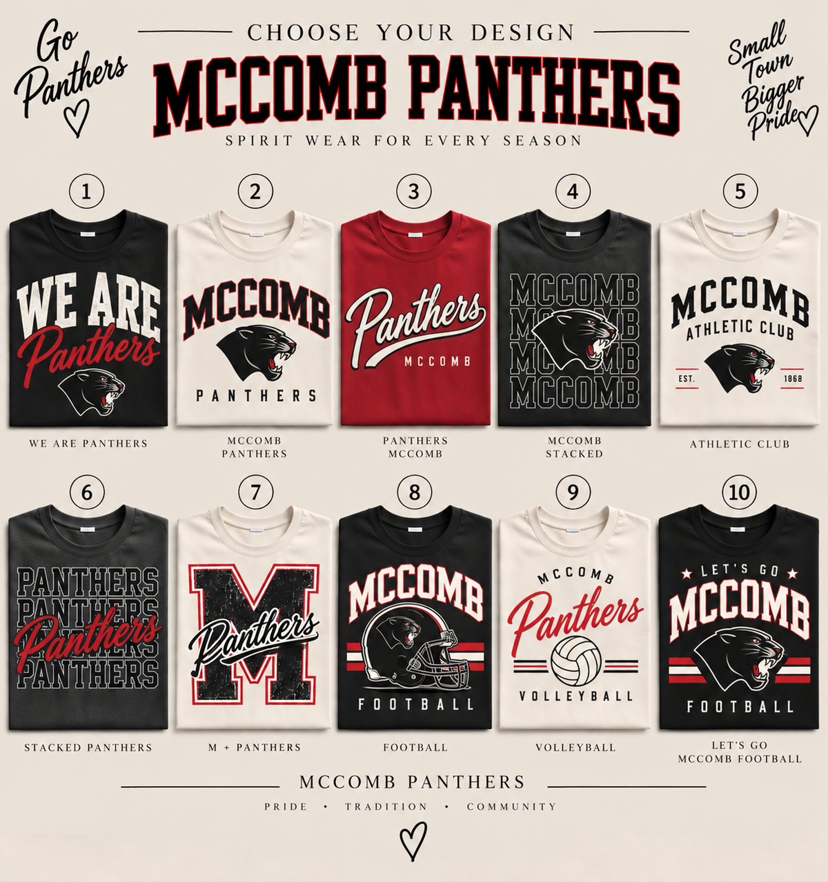 Mccomb Spirit Wear ✨