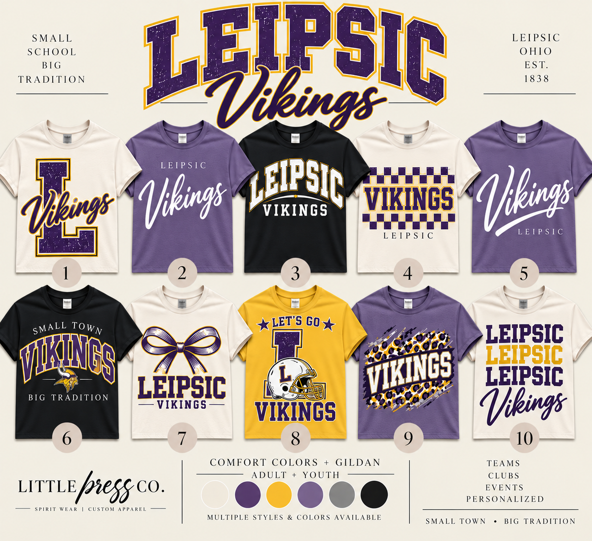 Leipsic Spirit Wear ✨