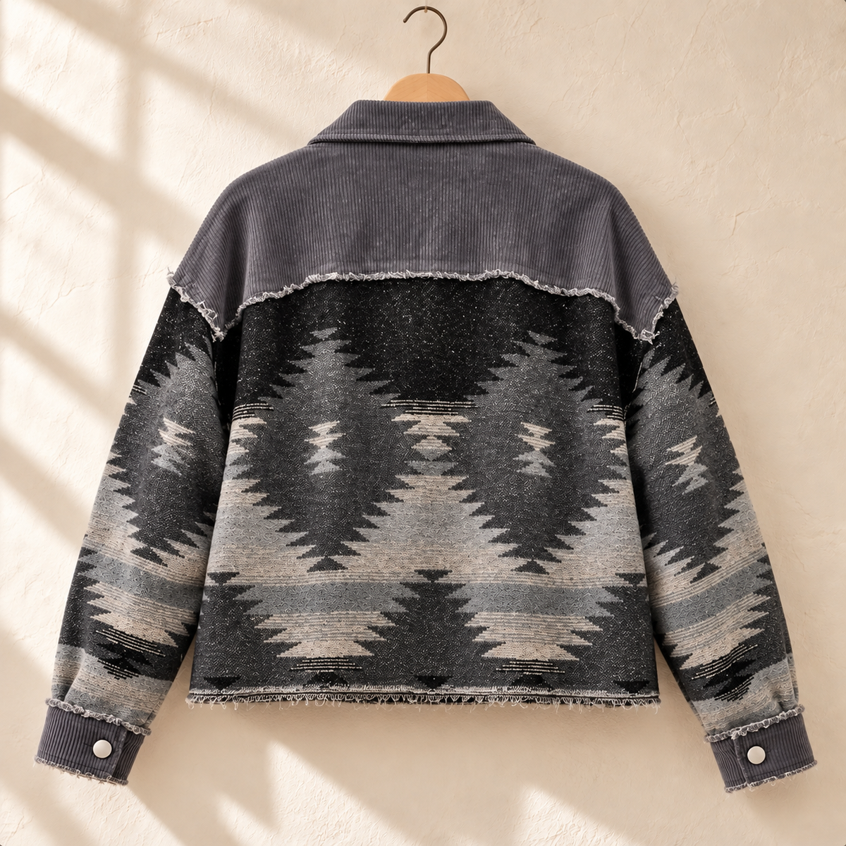 Game Day Layering Shacket — Gray