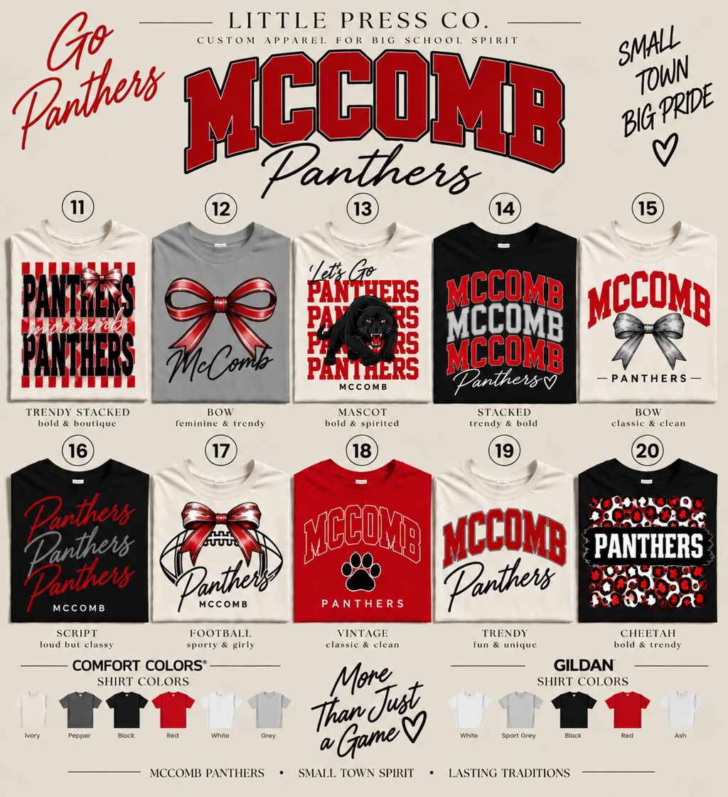 Mccomb Spirit Wear ✨