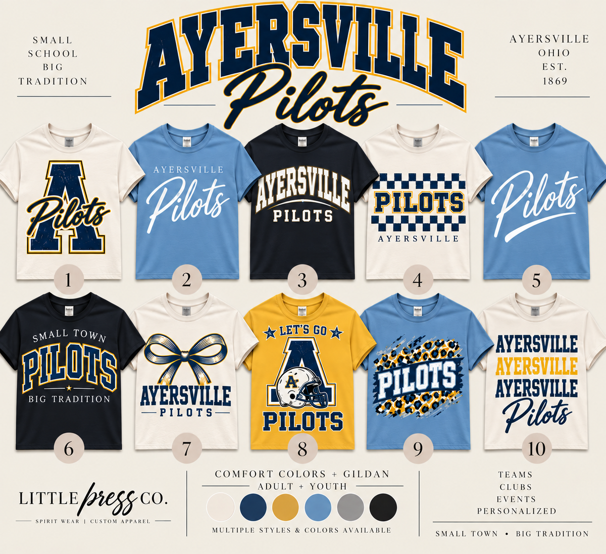 Ayersville Spirit Wear ✨